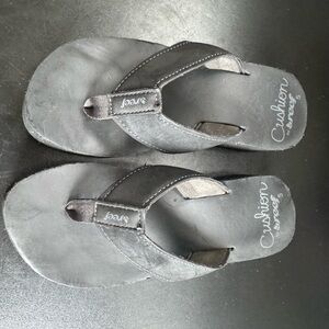 Kids Gray Flip Flops